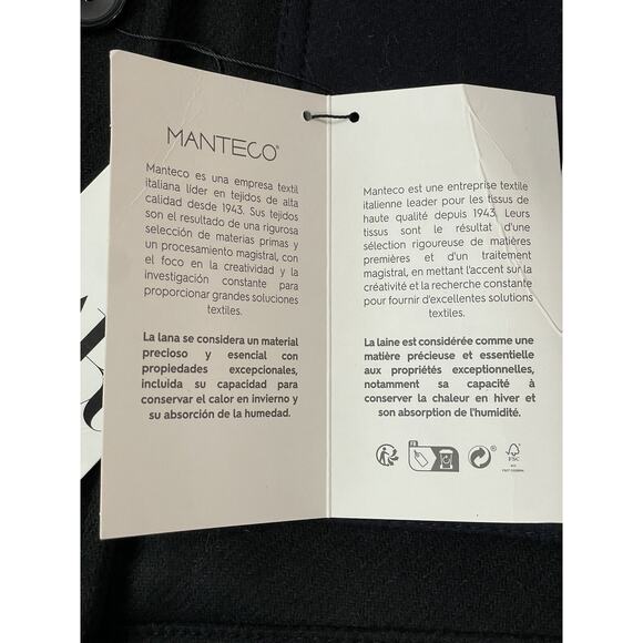 Zara Manteco wool coat zw collection Large 8267 / 745 - Picture 4 of 5